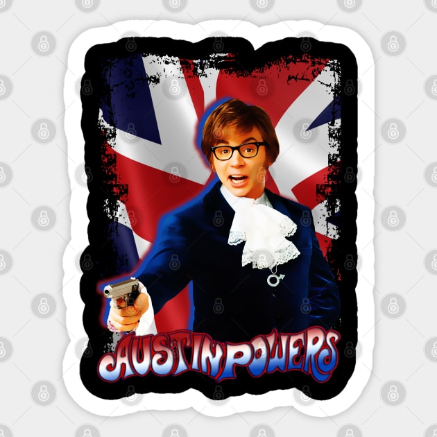 Austin Powers Design Sticker by HellwoodOutfitters